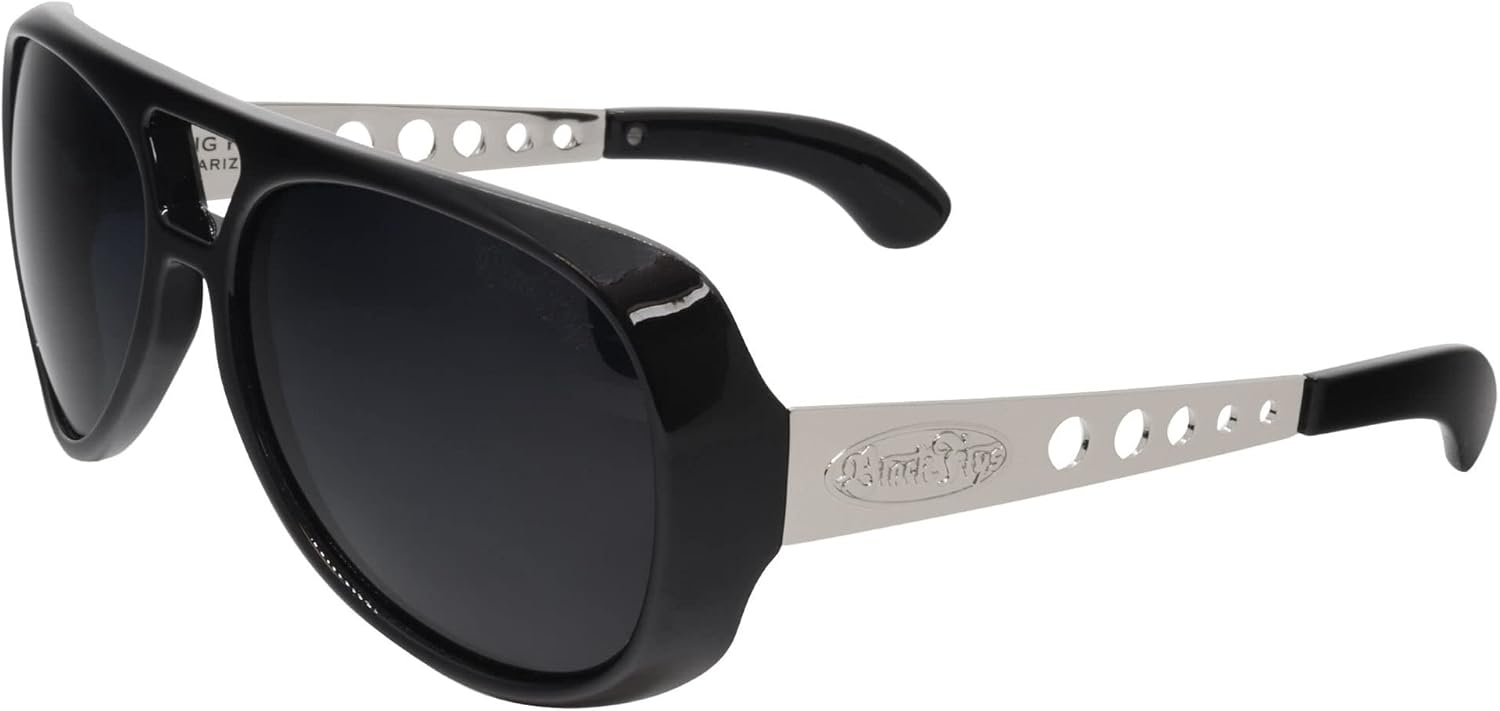 

Солнцезащитные очки Black Flys King Fly The King Lives, размеры: 62 мм-18 мм-132 мм, ширина 5,75 дюйма, высота 2,15 дюйма, дужка 5,15 дюйма Generic, Shiny Black-silver W/ Smoke Polarized Lens