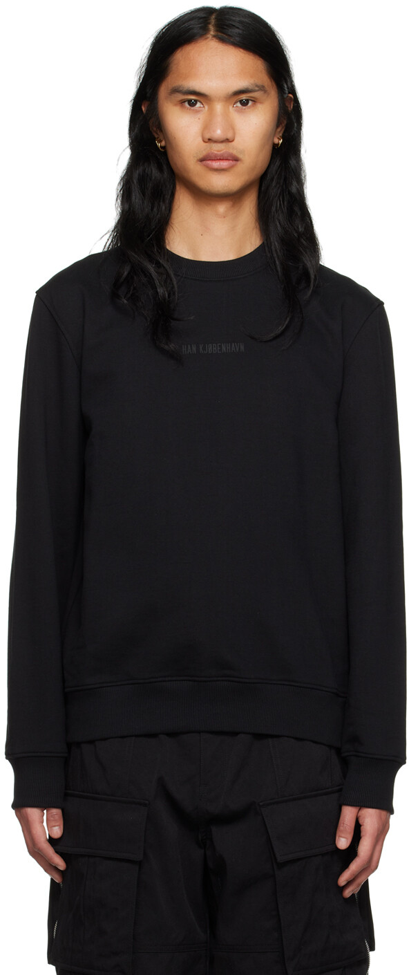 

Эксклюзивный черный свитшот SSENSE Han Kjobenhavn