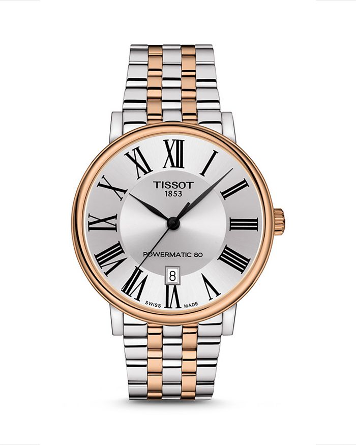 

Часы Carson, 40 мм Tissot, серебряный