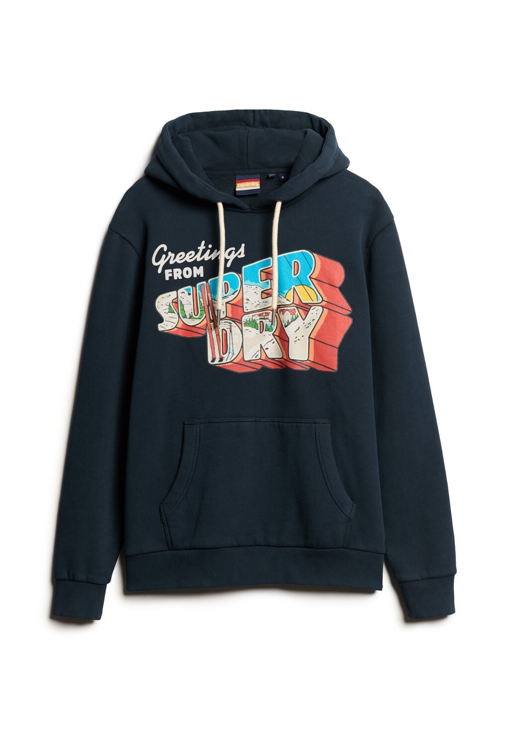 

Толстовка с капюшоном Superdry, синий