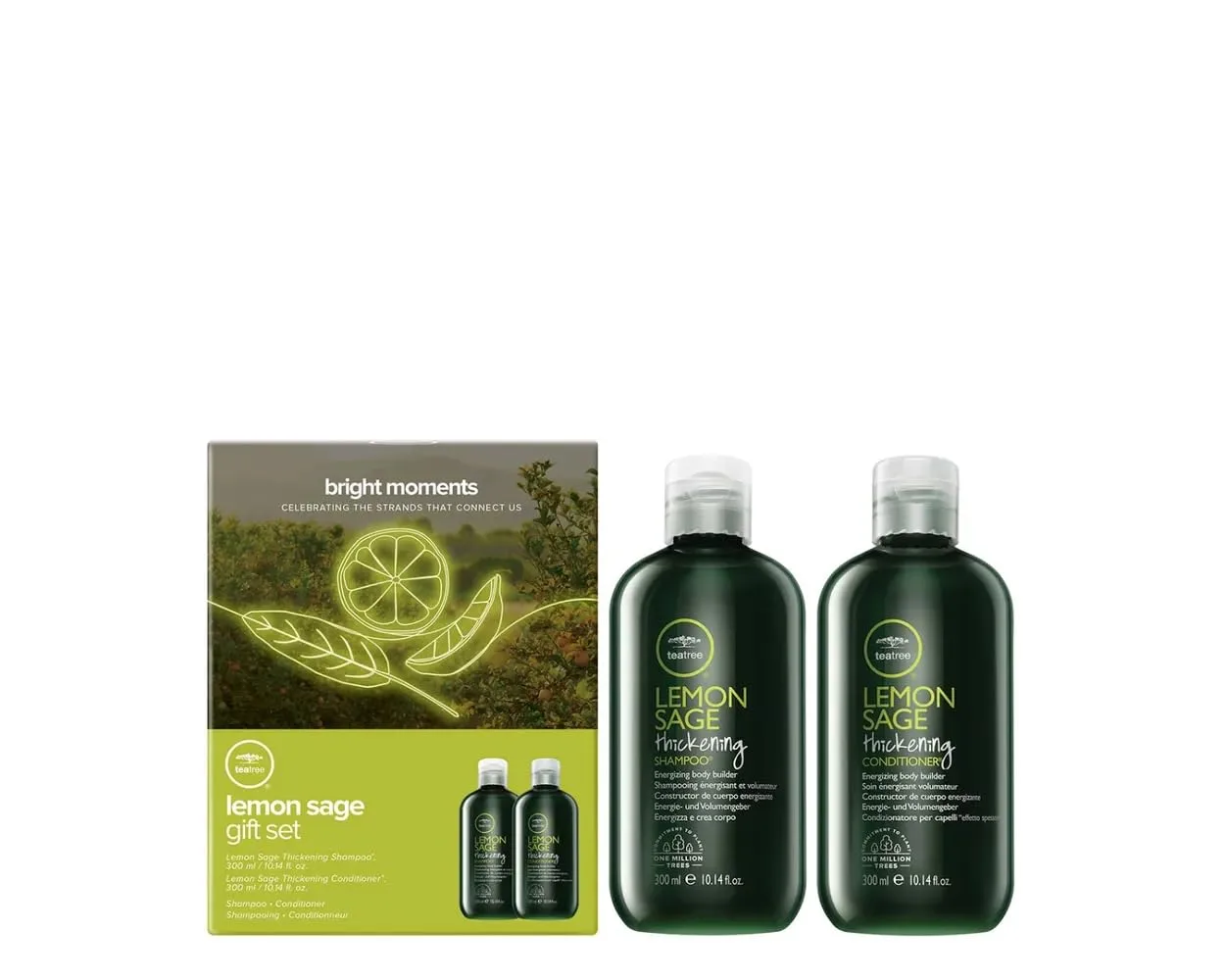 Подарочный набор с маслом чайного дерева, лимона и шалфея. Tea Tree