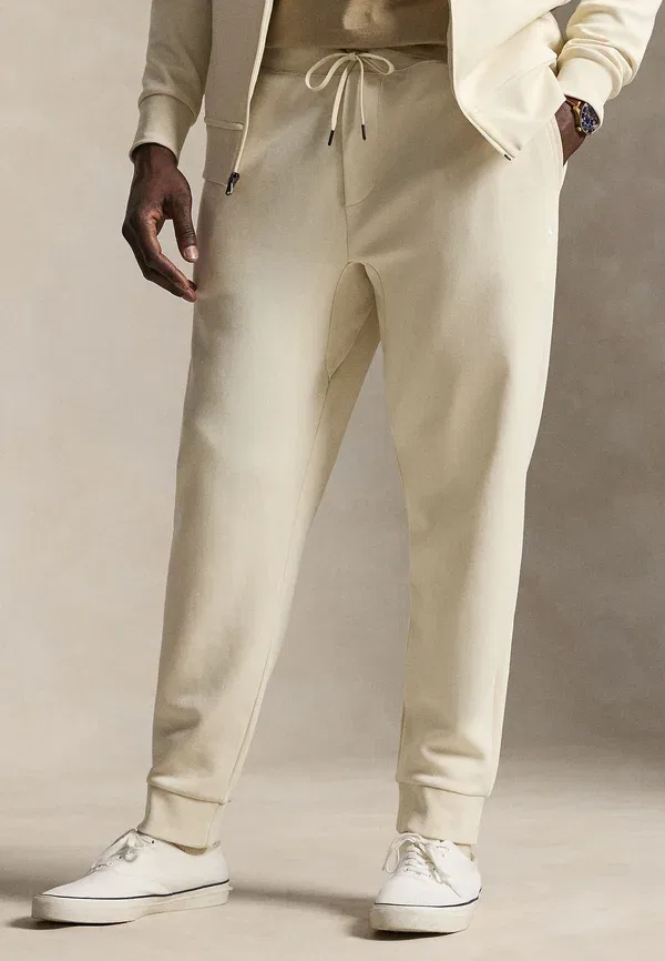 Спортивные брюки-джоггеры из двойного трикотажа Polo Ralph Lauren Big & Tall, кремовый
