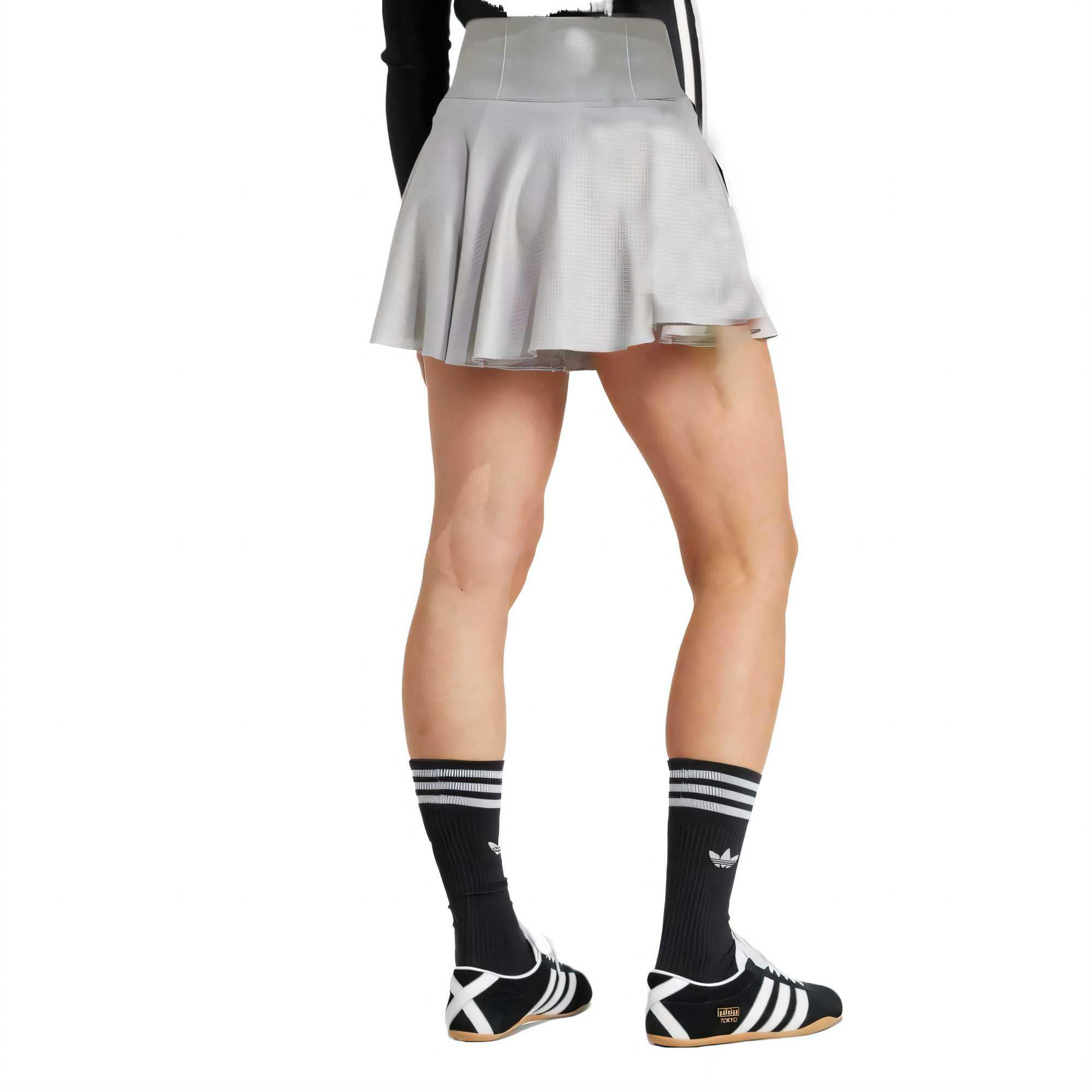 SS25 повседневные шорты женские light gray Adidas Originals, светло-серый — фото 4