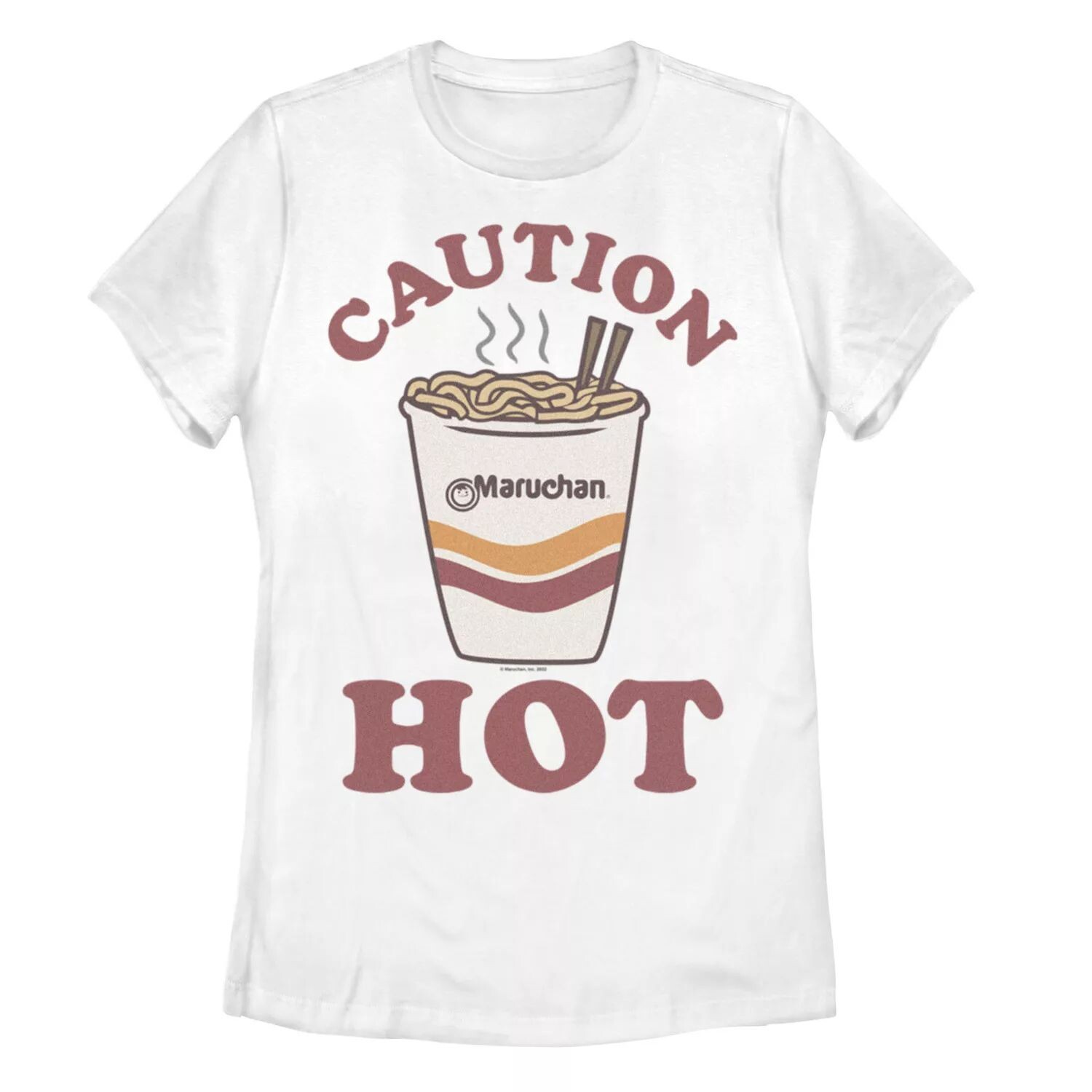 

Футболка Maruchan для юниоров с рисунком "Caution Hot" Licensed Character