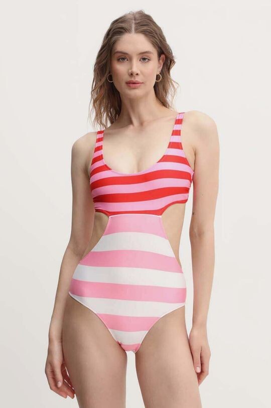 

Цельный купальник United Colors of Benetton, розовый
