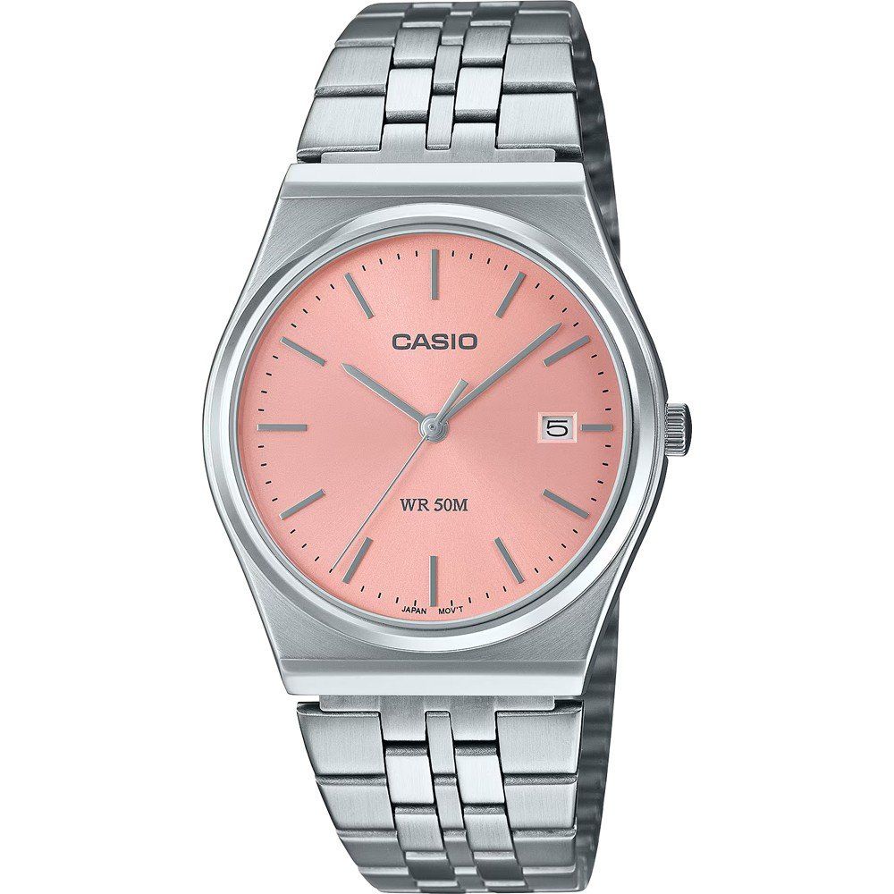 

Часы из серебристой стали Casio