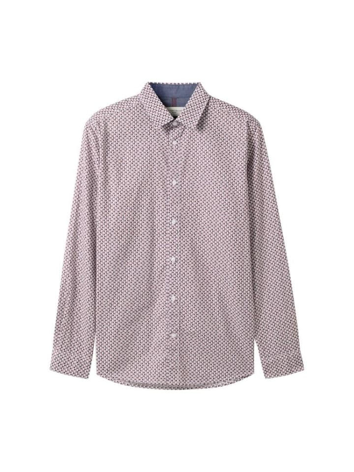 

Рубашка Tom Tailor Langarmhemd, цвет offwhite fade stripe design
