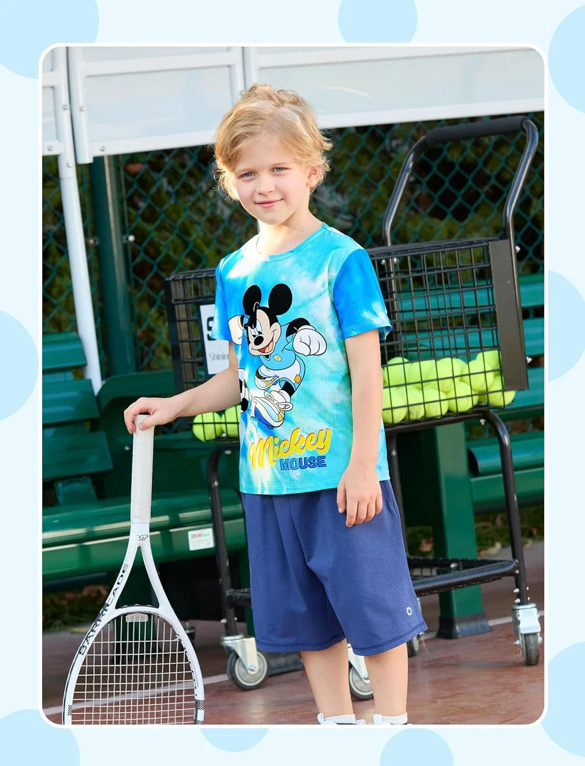 Футболка с принтом Mickey Mouse, Disney, для мальчиков, 2-9 лет, цвет Mickey Mouse — фото 2