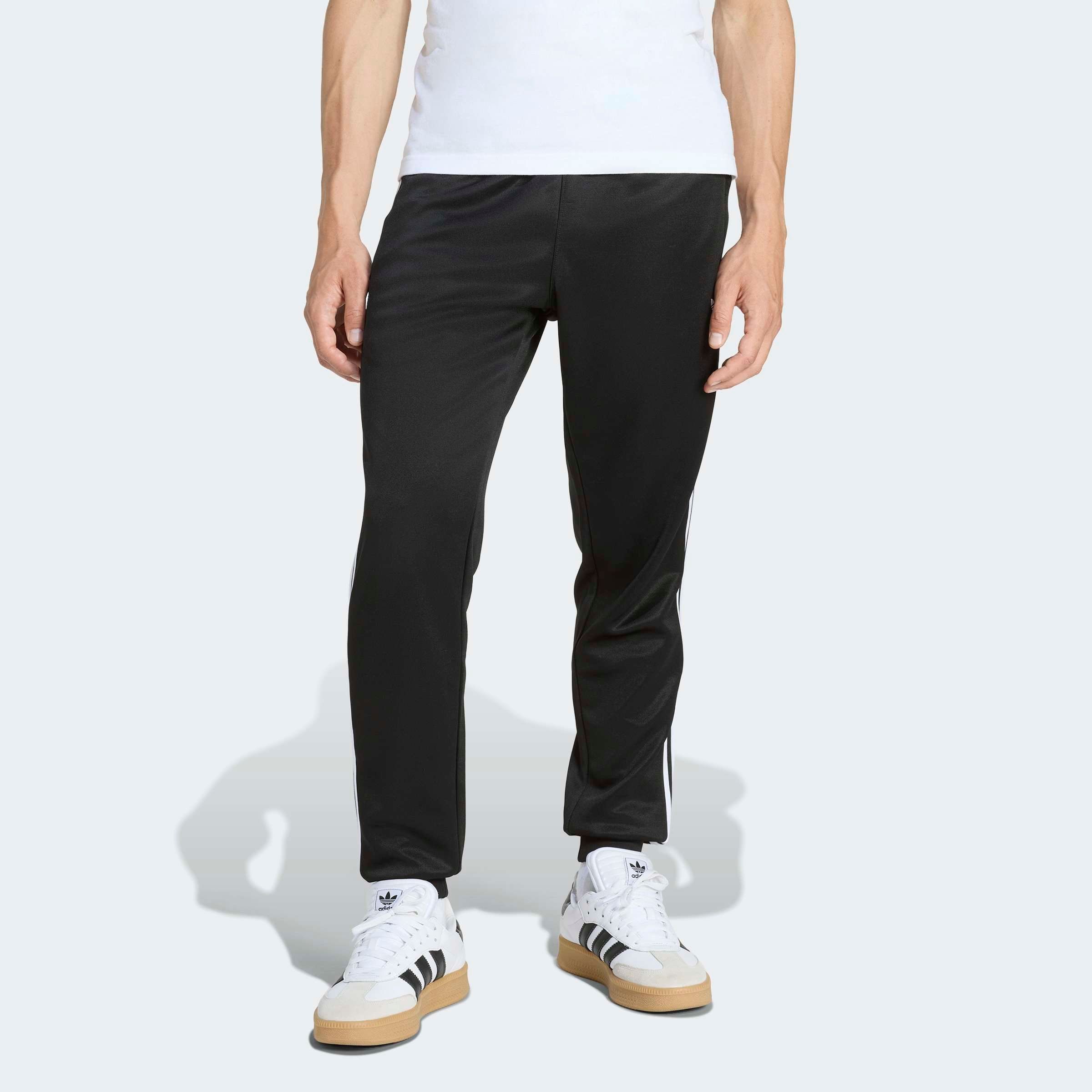Adidas Originals Брюки Tapered 'SST' черные — фото 3