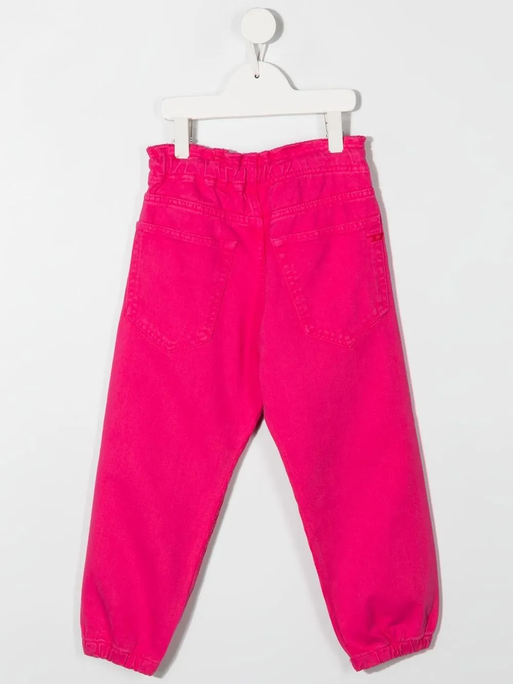 Вельветовые брюки с кулиской Diesel Kids, розовый — фото 2