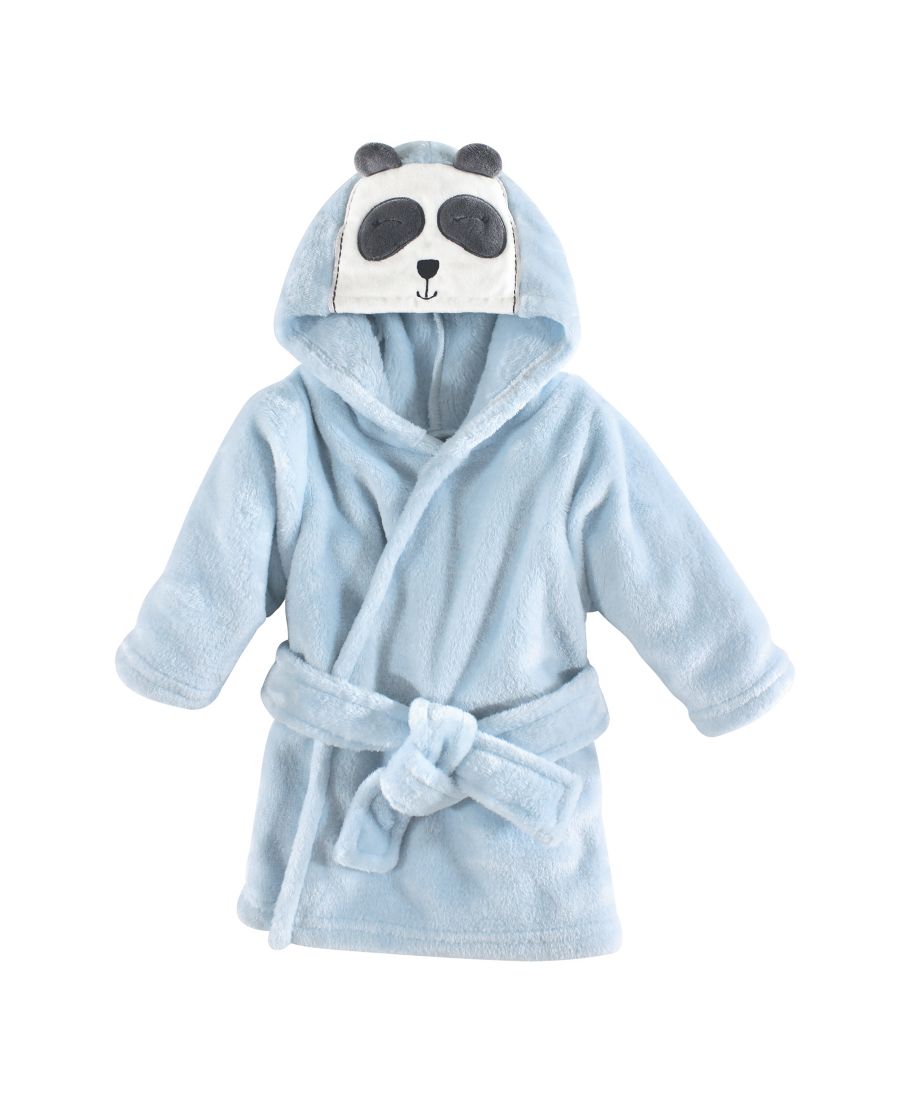 

Уютный халат с капюшоном в виде животного Hudson Baby, Blue Panda