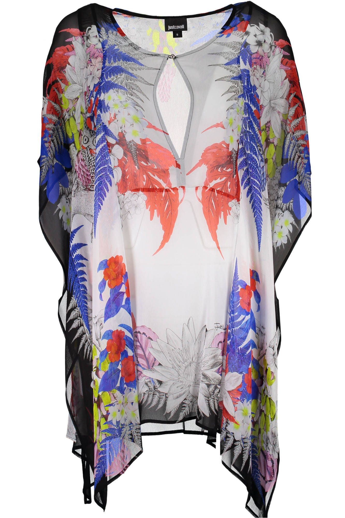 

Белое вискозное женское платье Just Cavalli