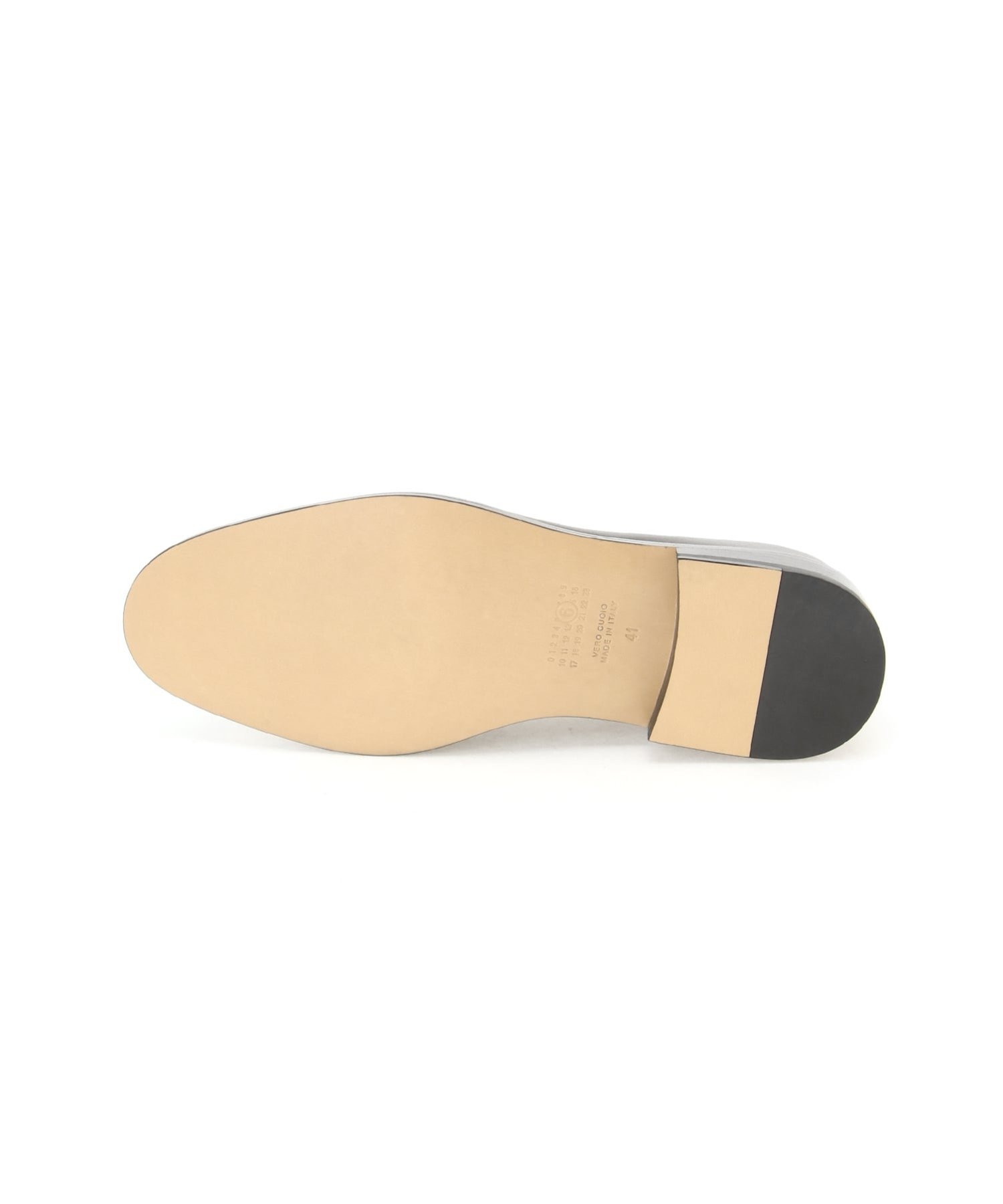 Кожаные лоферы TABI Mm6 Maison Margiela, Black — фото 4