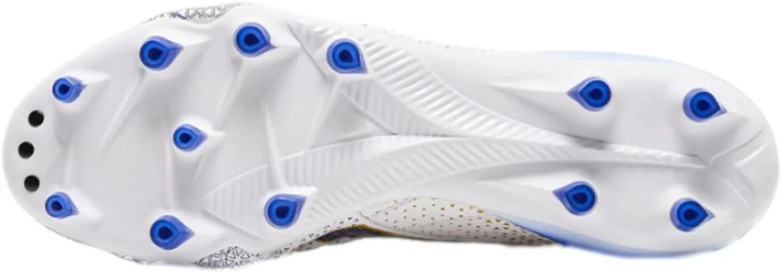 

Футбольные бутсы Diadora Brasil Elite Tech GR ITA LPX для мужчин, жесткое покрытие - Сделано в Италии, ультра-мягкая премиальная кожа, современный дизайн Calcio, съемная стелька, белый/синий/золотой