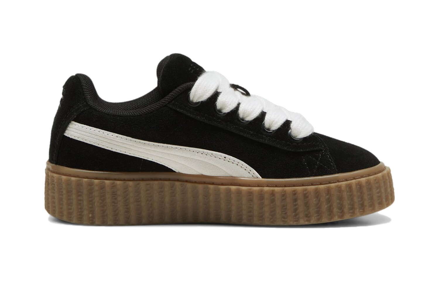 Puma Детская обувь для скейтбординга BP, Black/White — фото 2