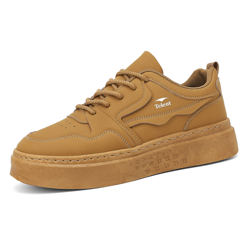 

TELENT Износостойкие низкие скейтерские кроссовки мужские хаки, цвет Khaki