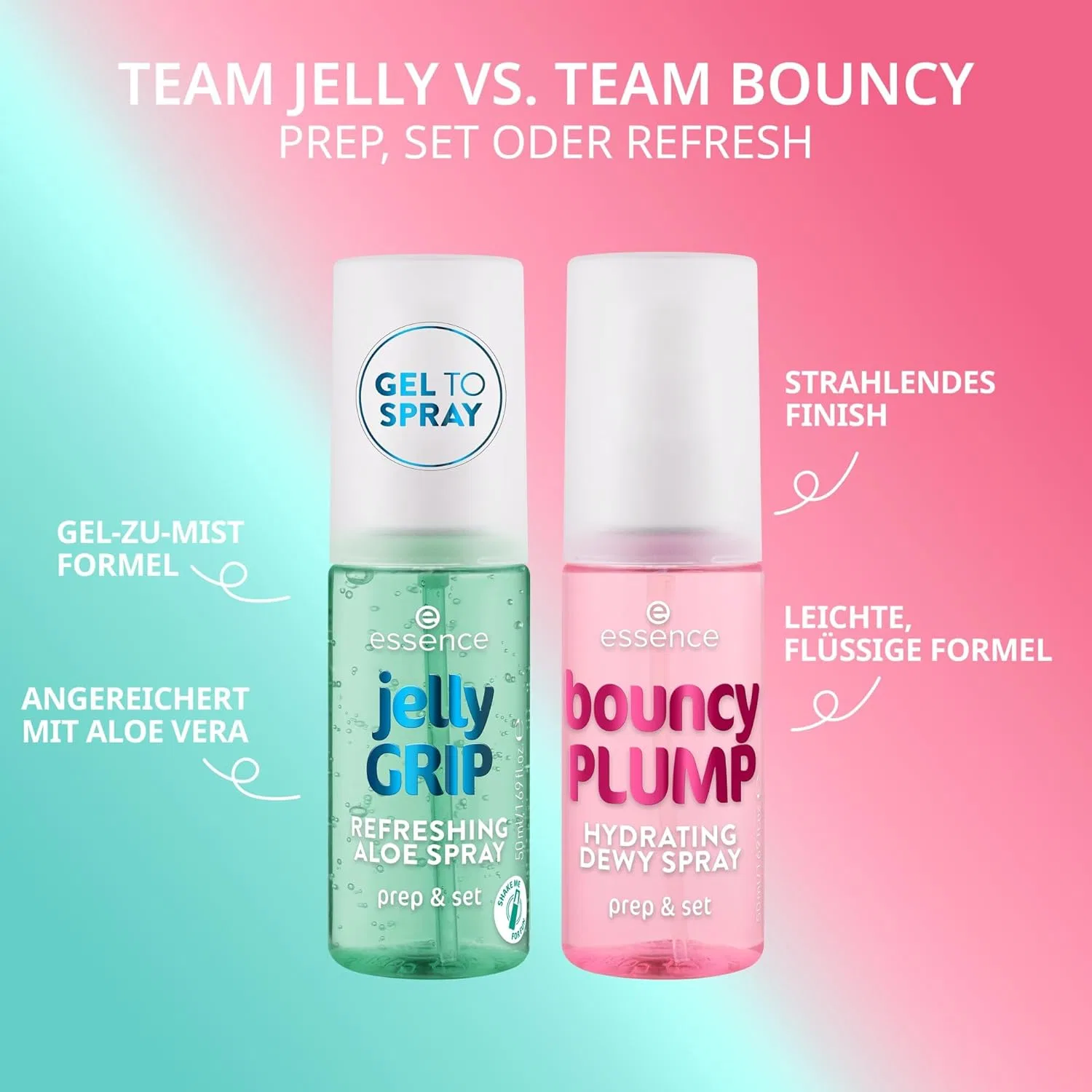 Увлажняющий спрей для лица «Bouncy Plump Hydrating Dewy» от essence Essence — фото 3