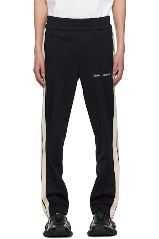

Черные классические спортивные брюки с логотипом Palm Angels