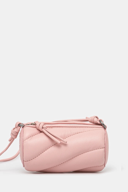 

Кожаная сумка Leather Micro Mella Bag Fiorucci, розовый