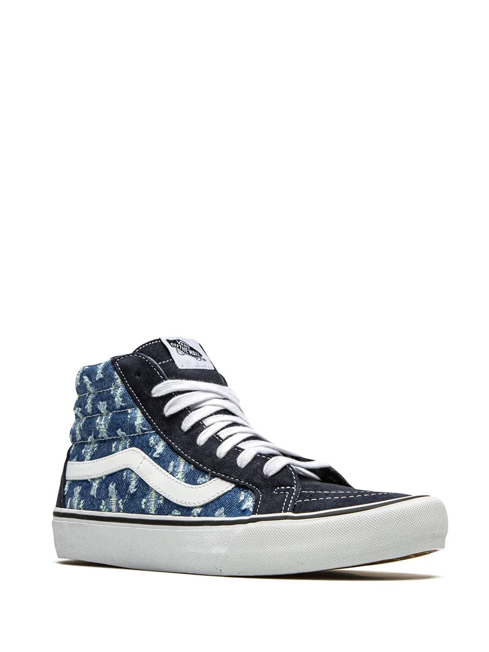 Джинсовые кеды Sk8-Hi Pro из коллаборации с Supreme Vans, синий — фото 2