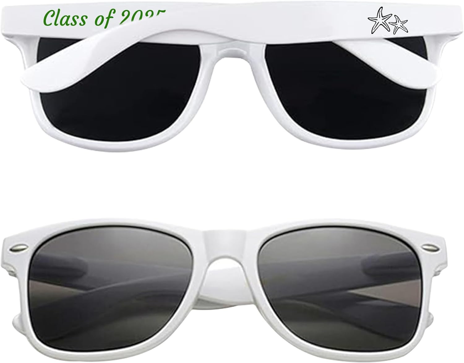 

Солнцезащитные очки на заказ оптом, солнцезащитные очки для вечеринок, двухцветная печать, персонализированные солнцезащитные очки для взрослых, солнцезащитные очки на заказ, свадебный подарок DFDG, White