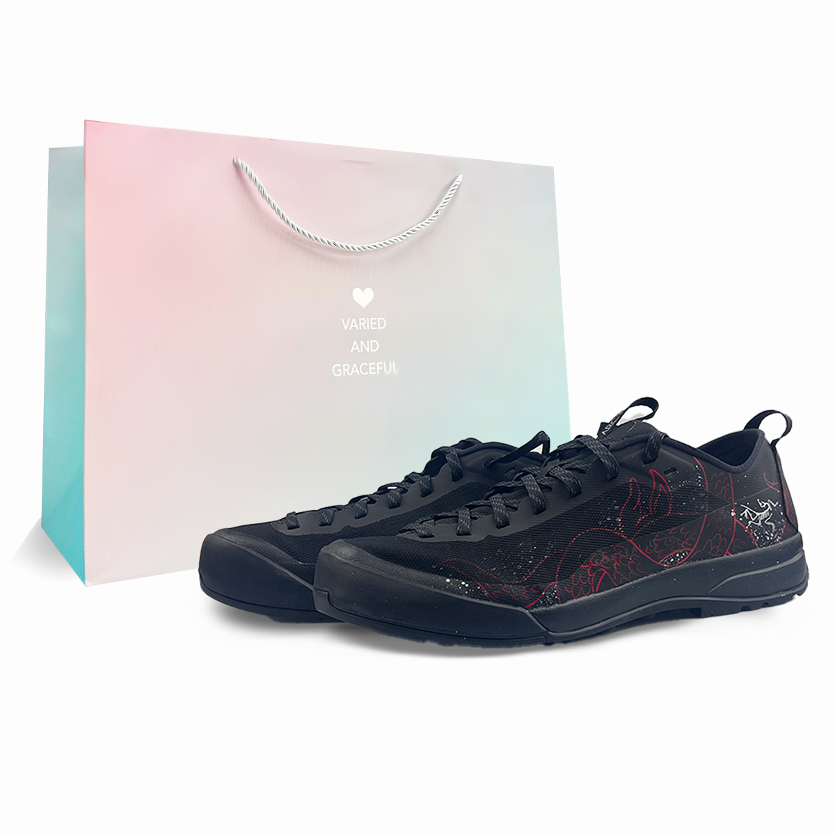 

Arcteryx Кроссовки для трейлраннинга Konseal Lt Non slip Lightweight Low Top Unisex Black Red