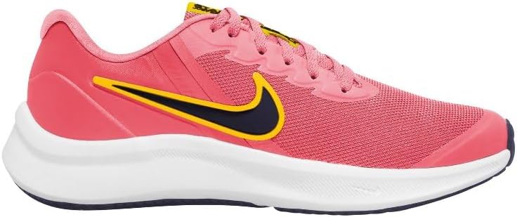 

Кроссовки для гимнастики Nike Star Runner 3 (PSV), унисекс, детские, белый/черный/розовый