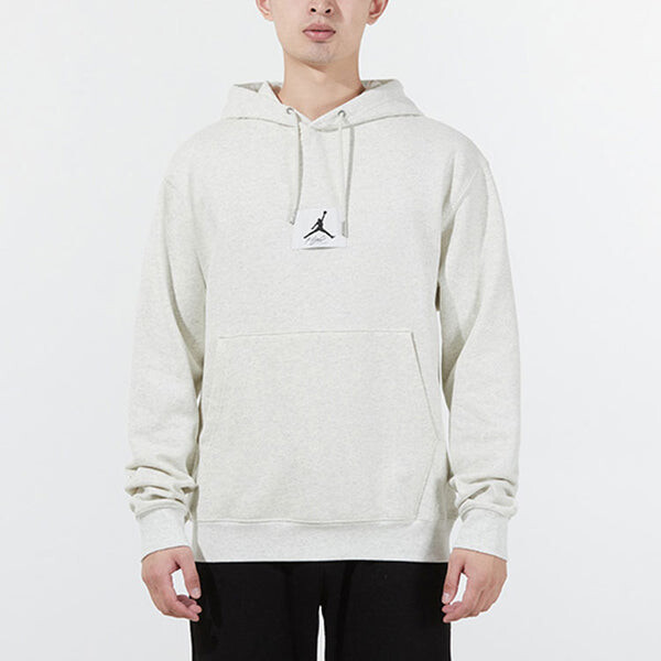 Толстовка Men's Air Jordan Essentials Statement Logo Casual Sports Autumn White, белый — фото 3