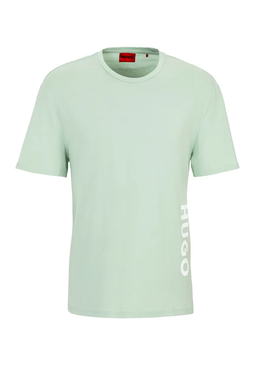 

Футболка HUGO Underwear "T-SHIRT RN RELAXED" с надписью-логотипом сбоку, зеленый