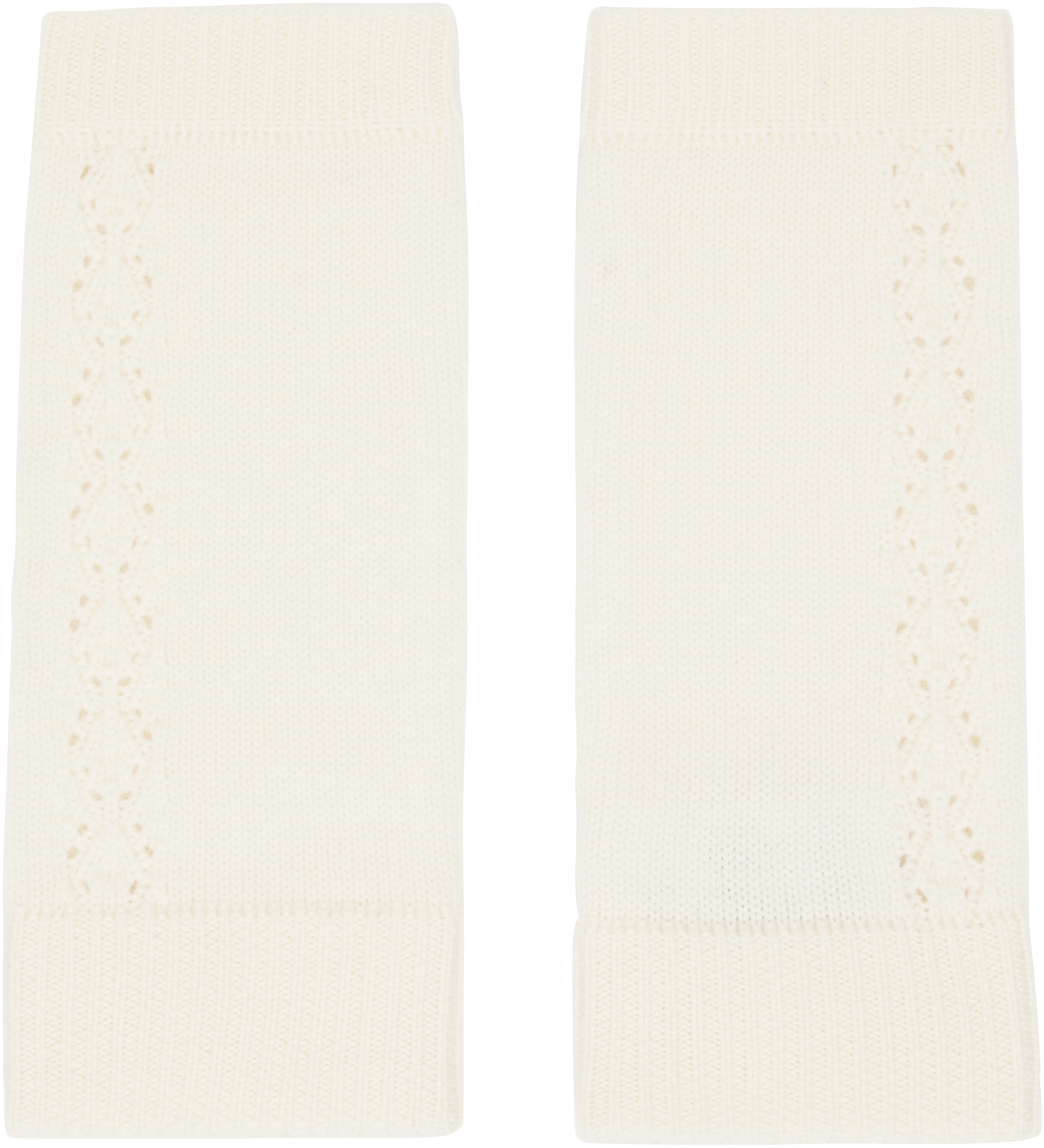 

Перчатки без пальцев «The Lace Knit» цвета «Off-White» Chloe