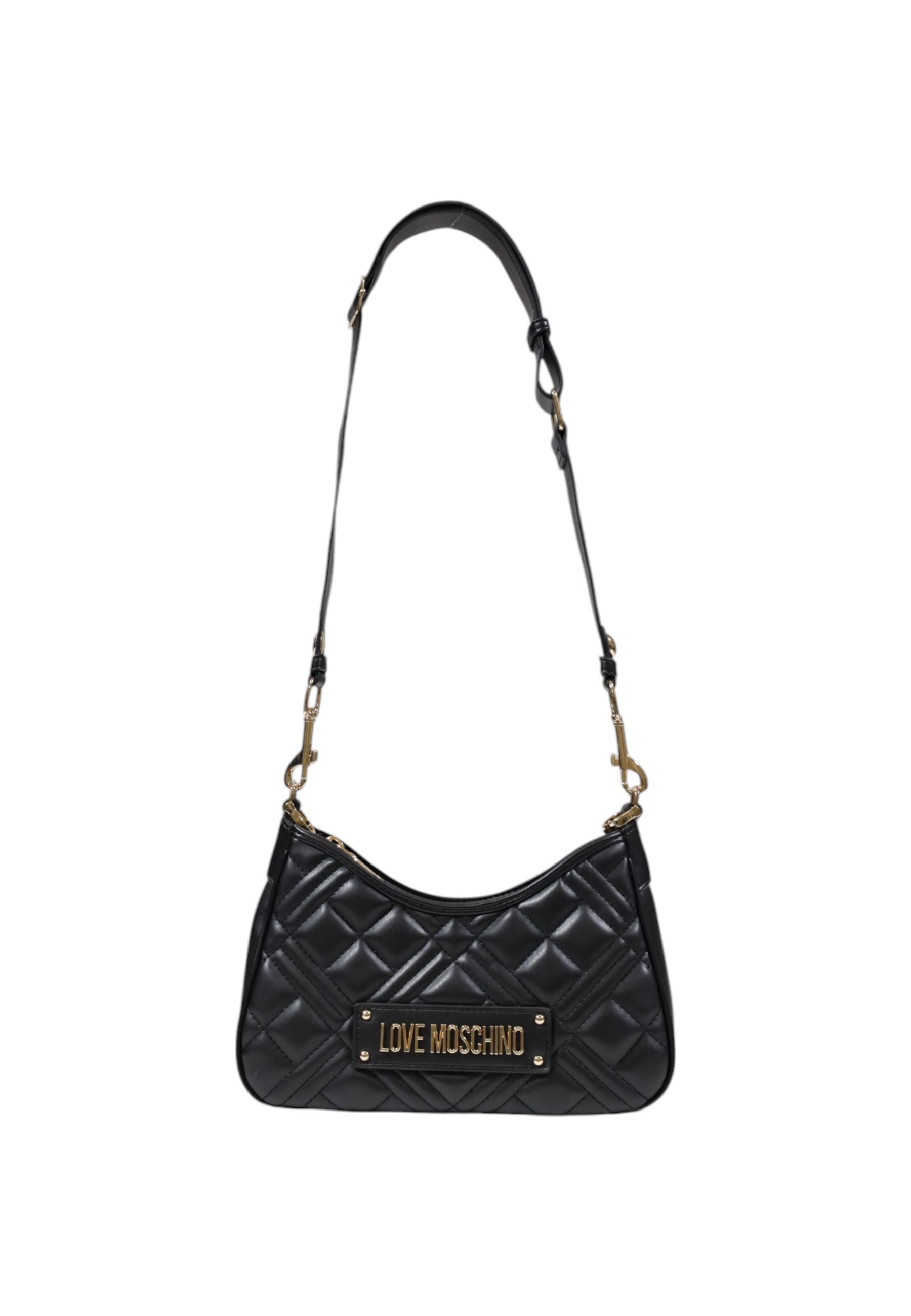 

Сумка Love Moschino хобо стеганая, черный