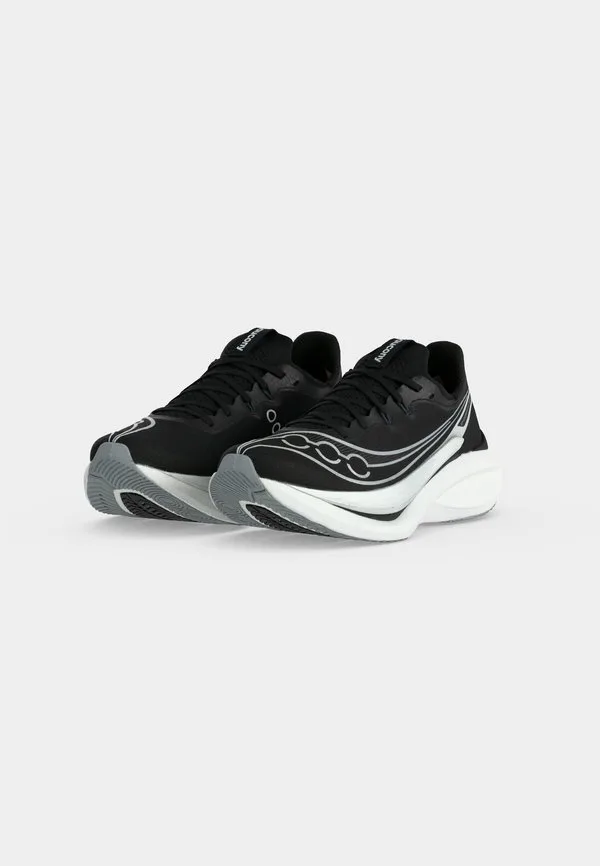 Кроссовки для бега по шоссе endorphin pro 5, черно-серебристые Saucony, Black/Silver-Coloured — фото 3