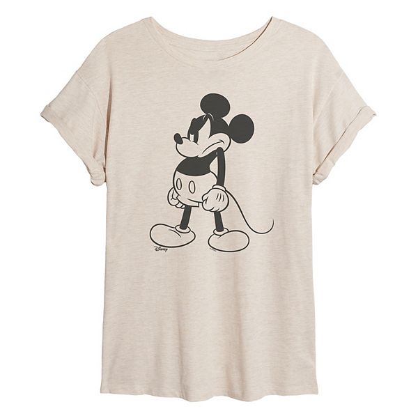 

Футболка Mickey Mouse оверсайз для подростков Disney, Beige