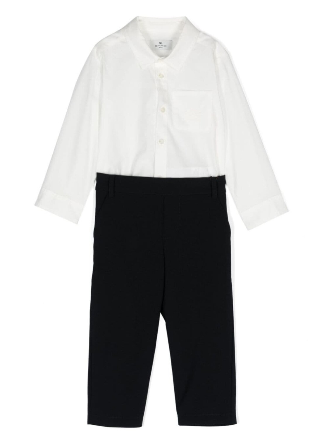 

Комплект из топа и брюк с логотипом Pegaso ETRO KIDS, белый