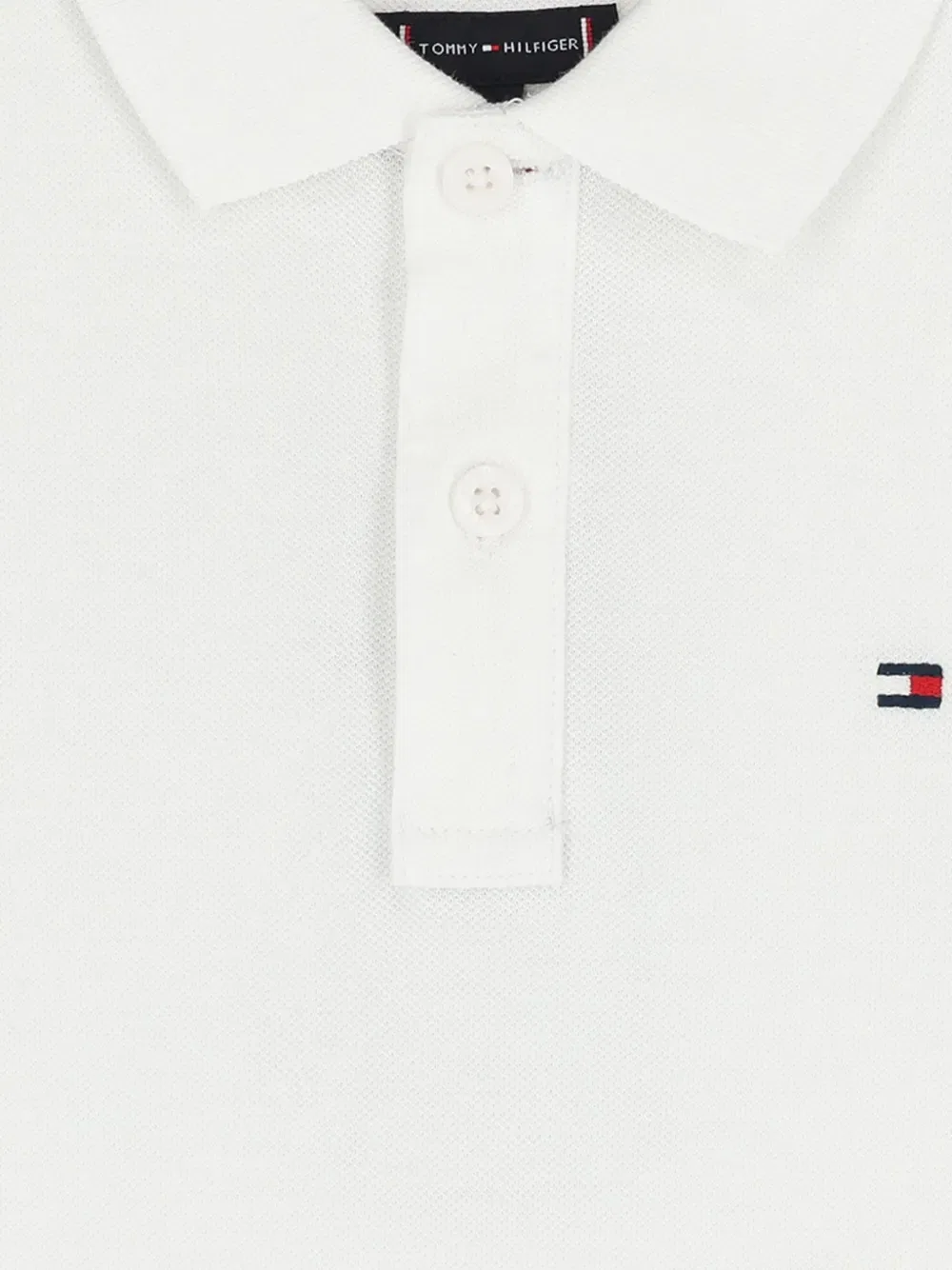 Классическая рубашка поло Tommy Hilfiger Junior, белый — фото 3