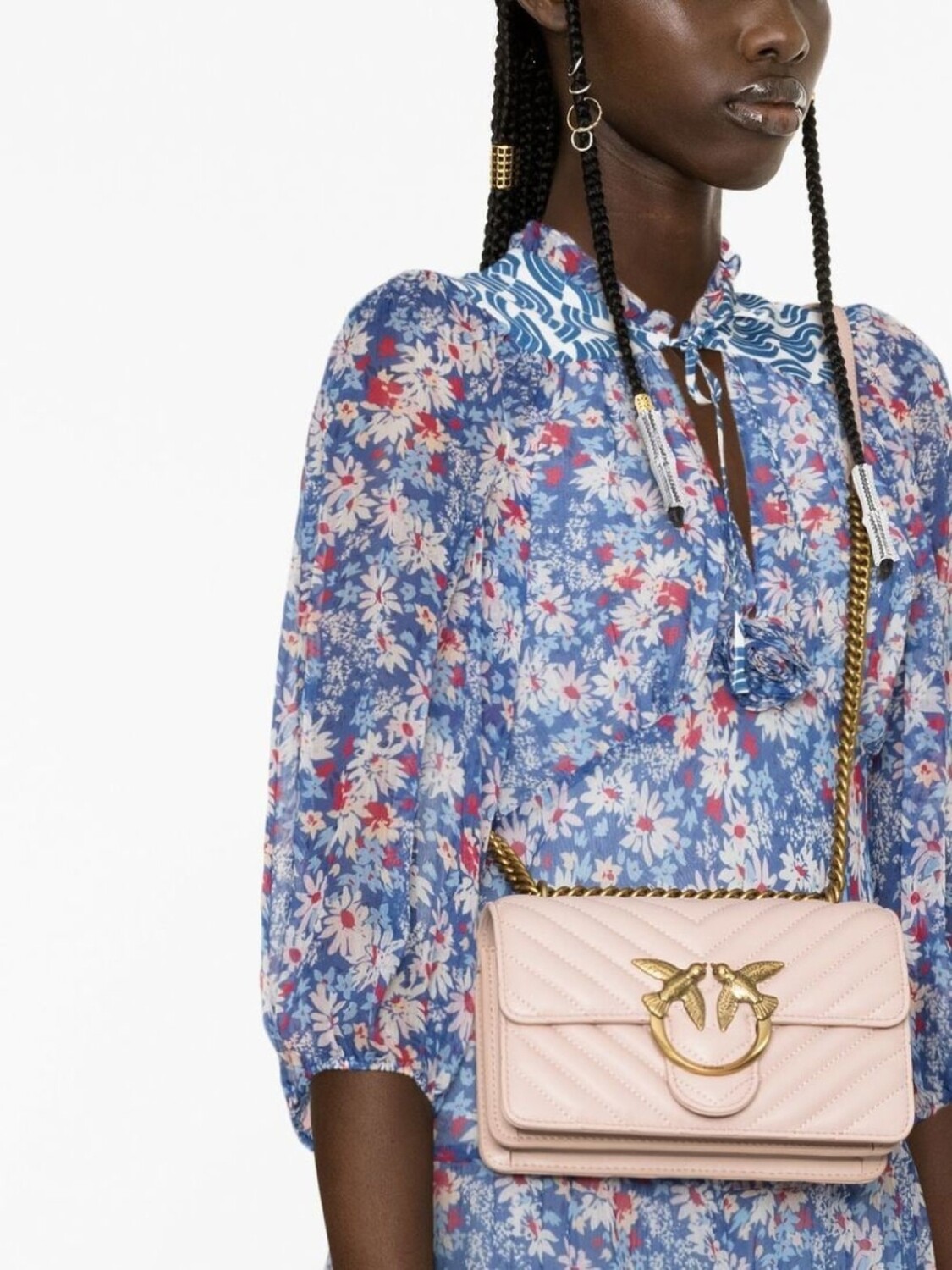 

Сумка PINKO MINI LOVE BAG ONE SIMPLY, розовый