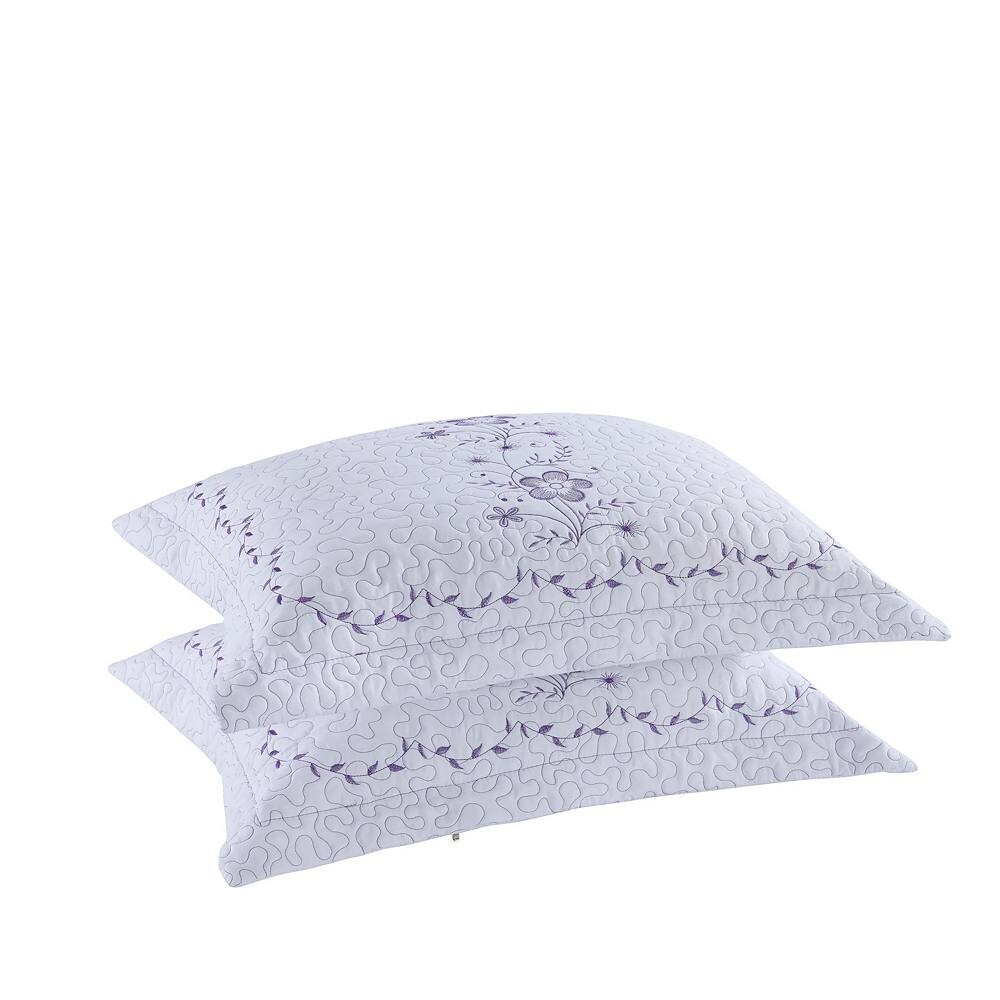 

Наволочки для подушек с вышивкой Marcielo, 2 шт. MarCielo, цвет White Purple