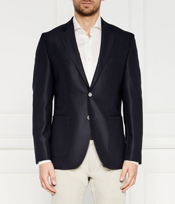 

Пиджак шерстяной Boss H-janson-233 Regular Fit, синий