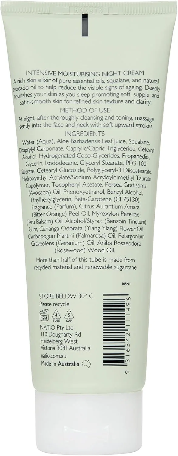 Крем для лица Natio — Ночной Aromatherapy Intensive Moisturising, 100 мл — фото 4