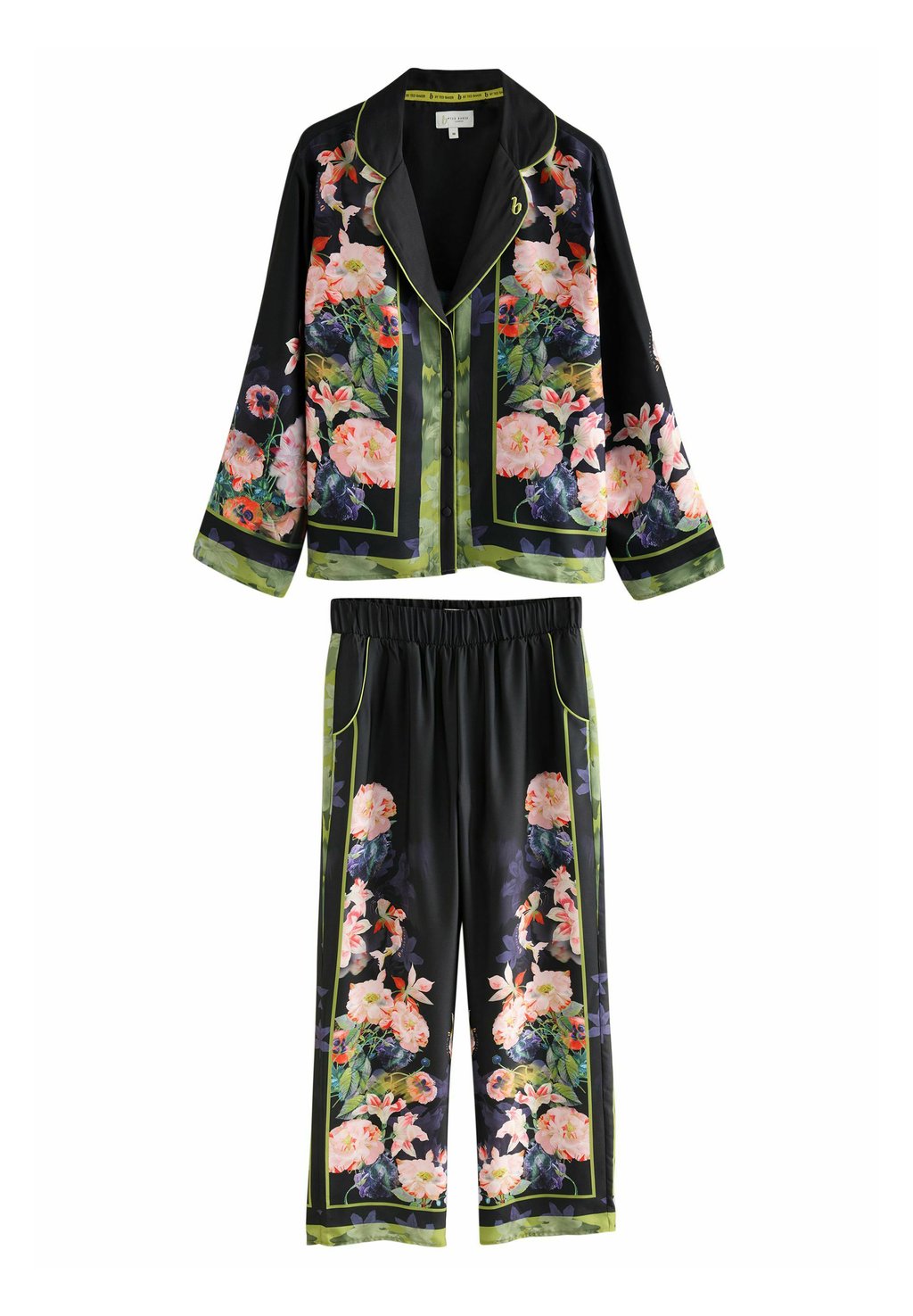 

Пижама REGULAR FIT - FLORAL BUTTON THROUGH SET - Pyjama set B by Ted Baker, синий