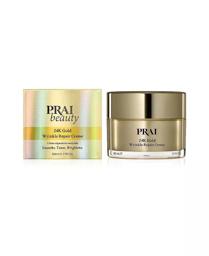 Крем для восстановления морщин с 24-каратным золотом 50 мл Prai Beauty — фото 2