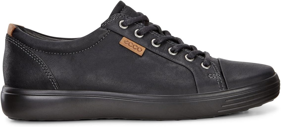 Мужские модные кроссовки ECCO Soft 7, черный/черный — фото 3