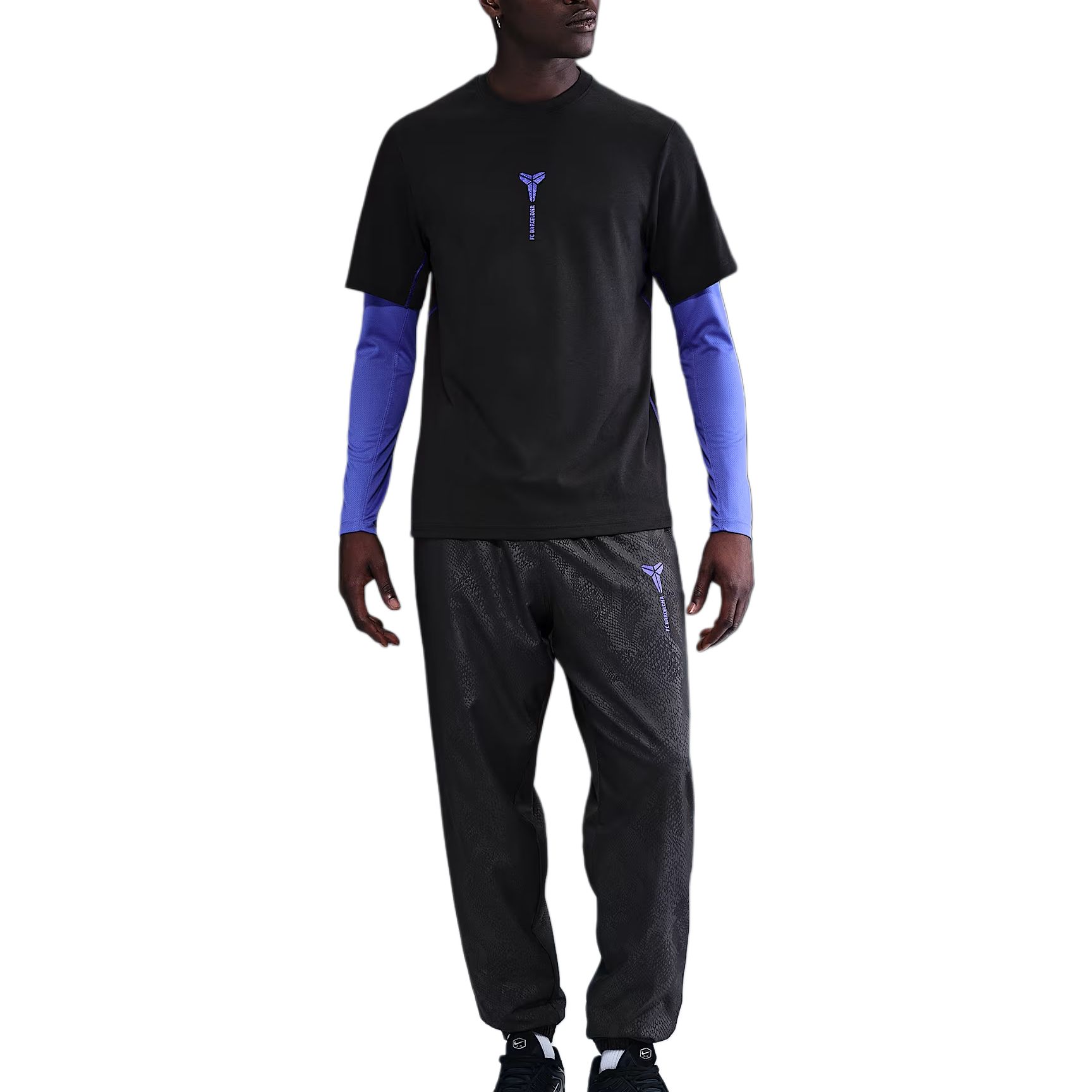 

Футболка мужская Barcelona Primary Away Dri FIT с короткими рукавами Nike, черный/фиолетовый