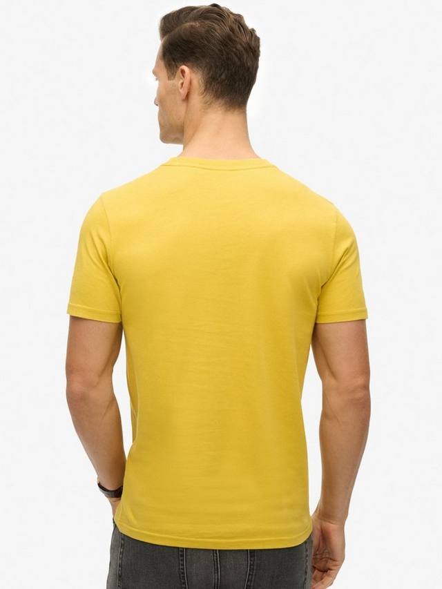 Винтажная футболка с логотипом из органического хлопка Superdry, цвет Oil Yellow — фото 2
