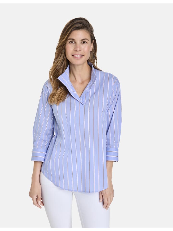 

Блуза Gerry Weber 3/4 Arm, цвет blue/white/red stripe