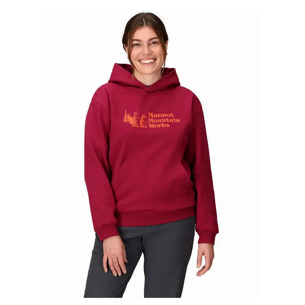 

Худи Marmot Mountain Works, красный