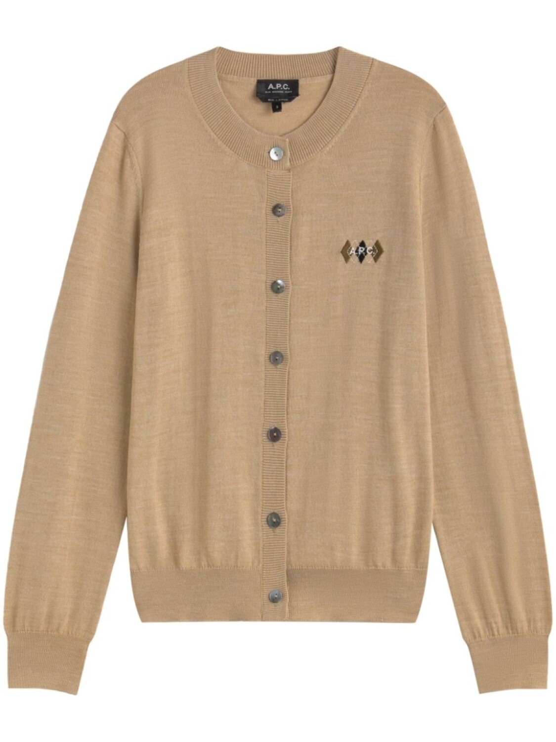 

A.P.C. кардиган Ruth, нейтральный