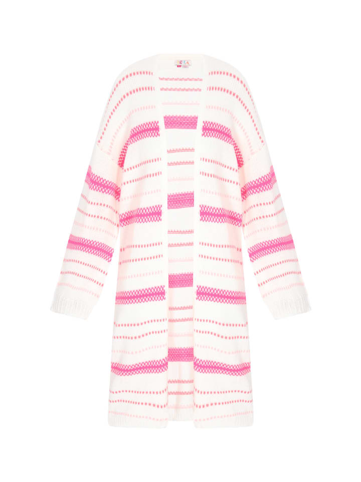 

Женский кардиган нежно-розового цвета IZIA