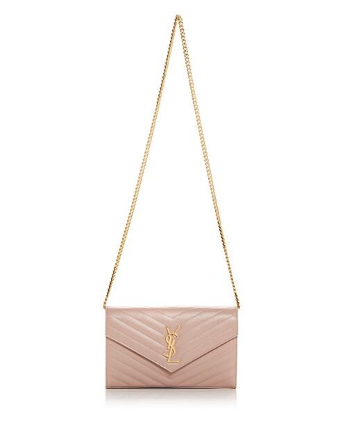

Кошелек Cassandre из кожи ягненка с цепочкой Saint Laurent, цвет Multi