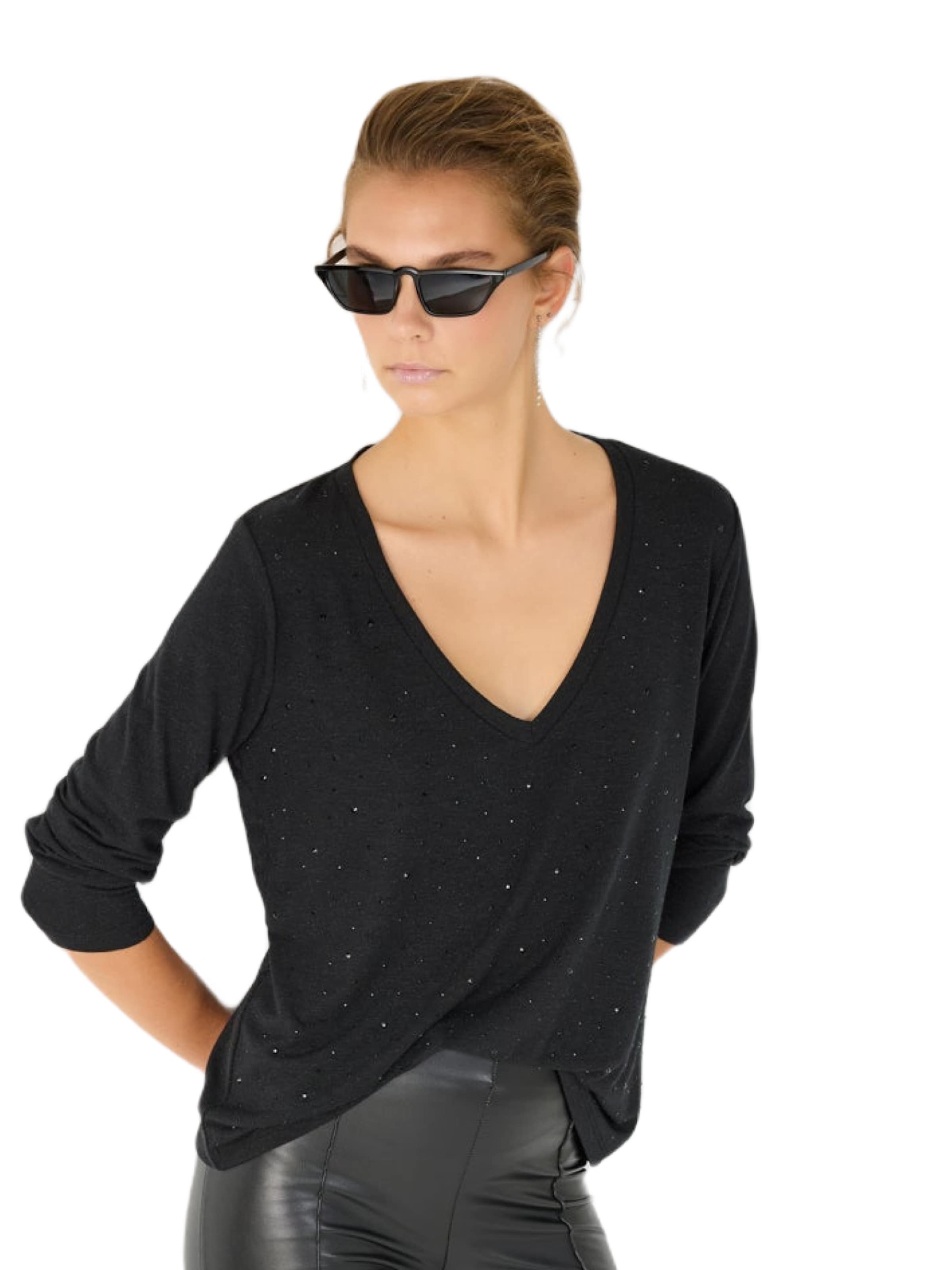 

No Matter What Лонгслив в черном цвете